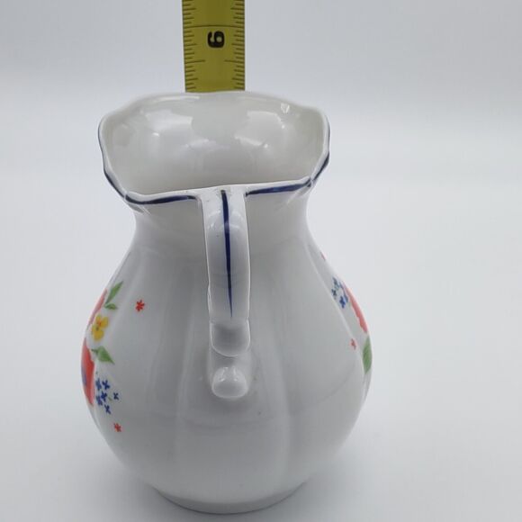 Lorrie Design Small Floral Pitcher and Bowl Japan - Picture 15 of 15